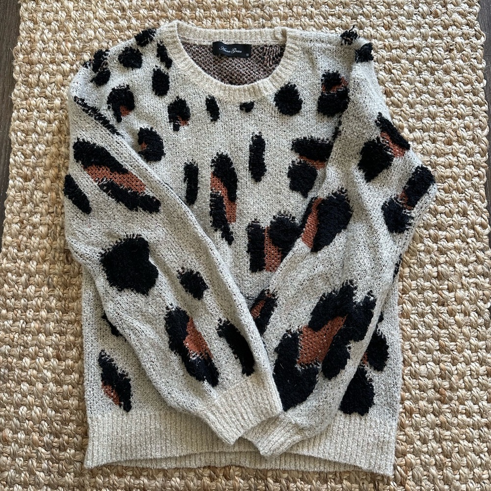 Leopard Print Sweater